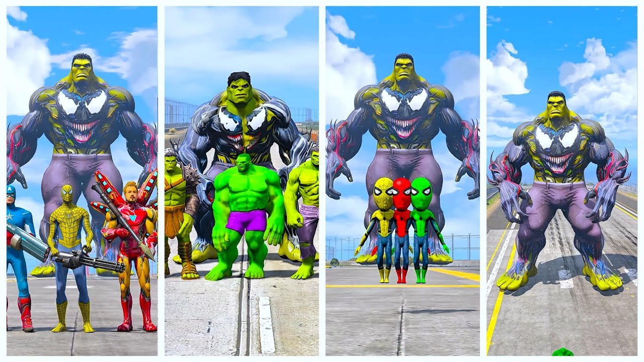 SUPERHERO MEGA BATTLE #419 MARVEL AND DC SUPERHERO MEGA BATTLE SPIDERMAN VS IRONMAN VS HULK VS THOR