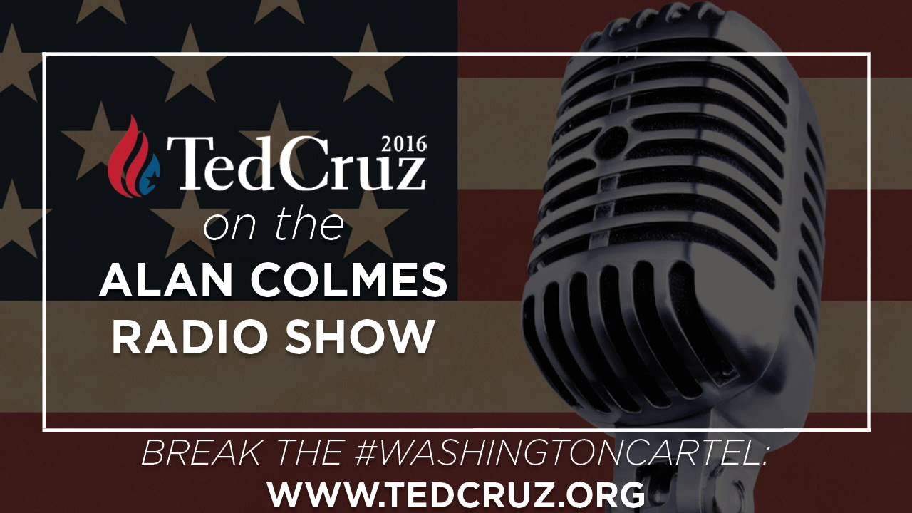 #ATimeForTruth with Ted Cruz on the Alan Colmes Radio Show