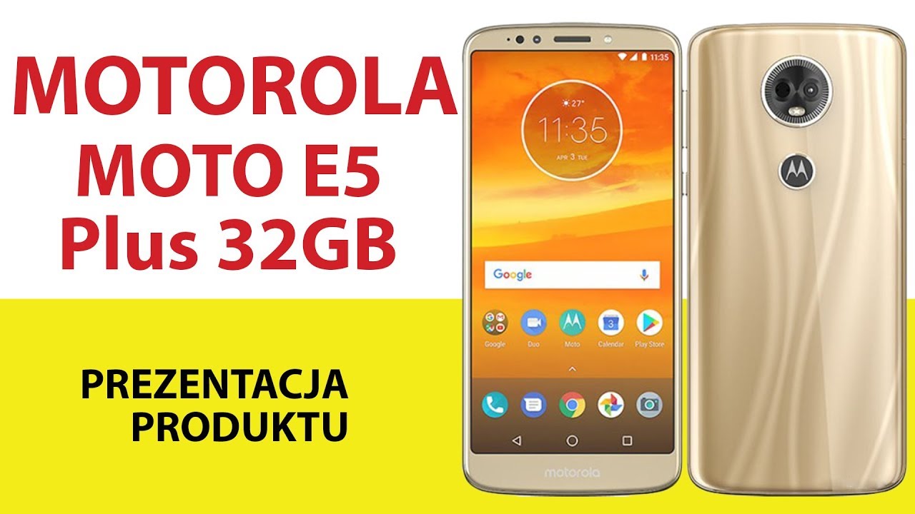 Smartfon MOTOROLA Moto E5 Plus