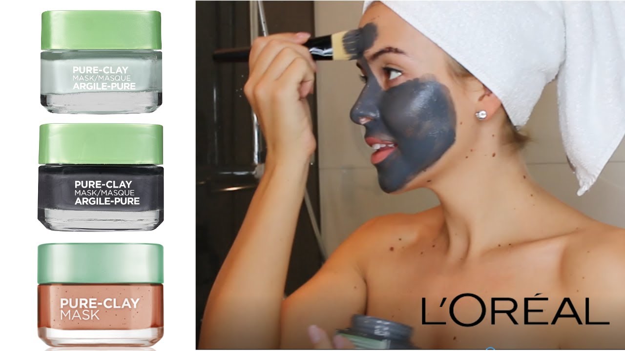 Rutina Mea Zilnica De Ingrijire A Tenului cu L'Oreal Paris Pure Clay Mask