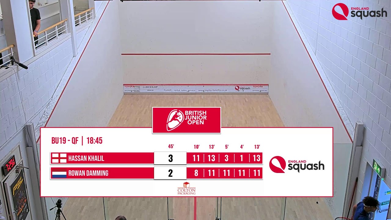 British Junior Open 2022 | Day 3 | QF