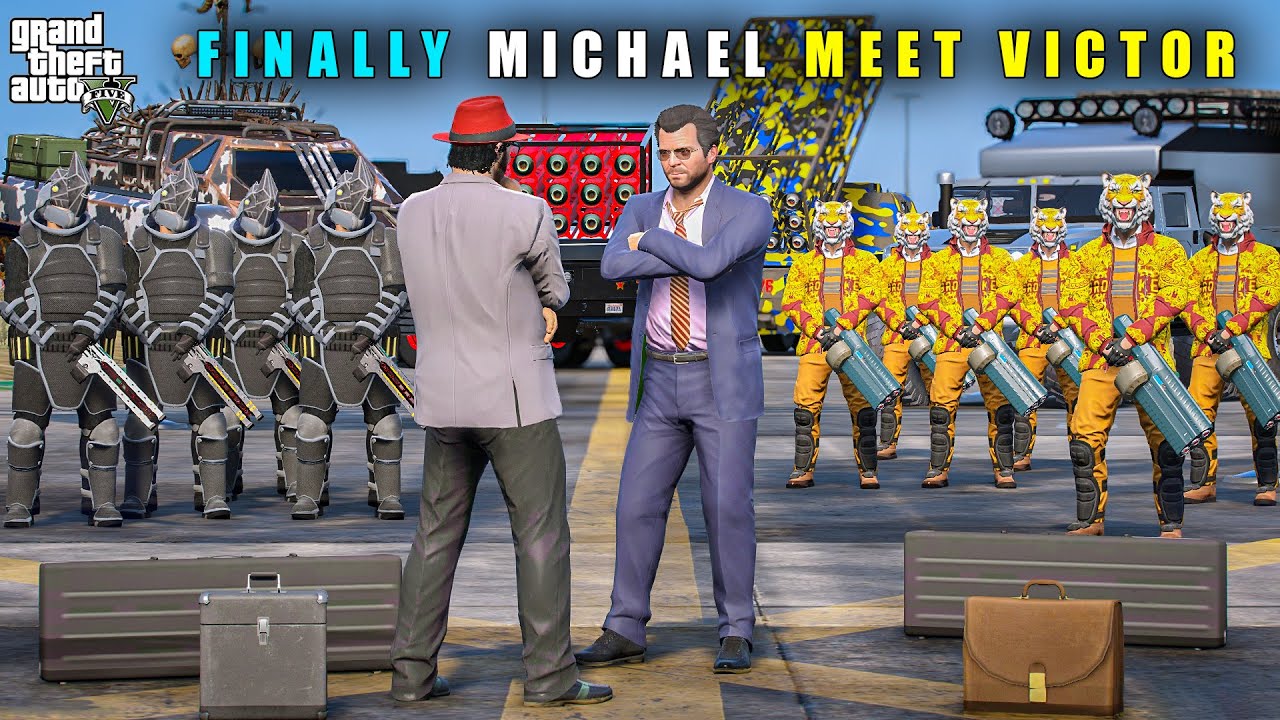 GTA 5 : FINALLY MICHAEL MEET VICTOR || BB GAMING