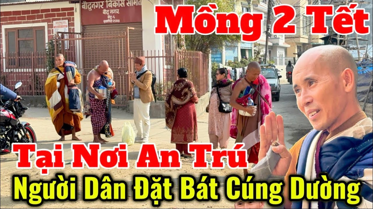 Nơi An Trú Mới Mồng 2 Tết Thầy Minh Tuệ | Người Dân Đặt Bát Cúng Dường Các Sư Phụ #suminhtue 