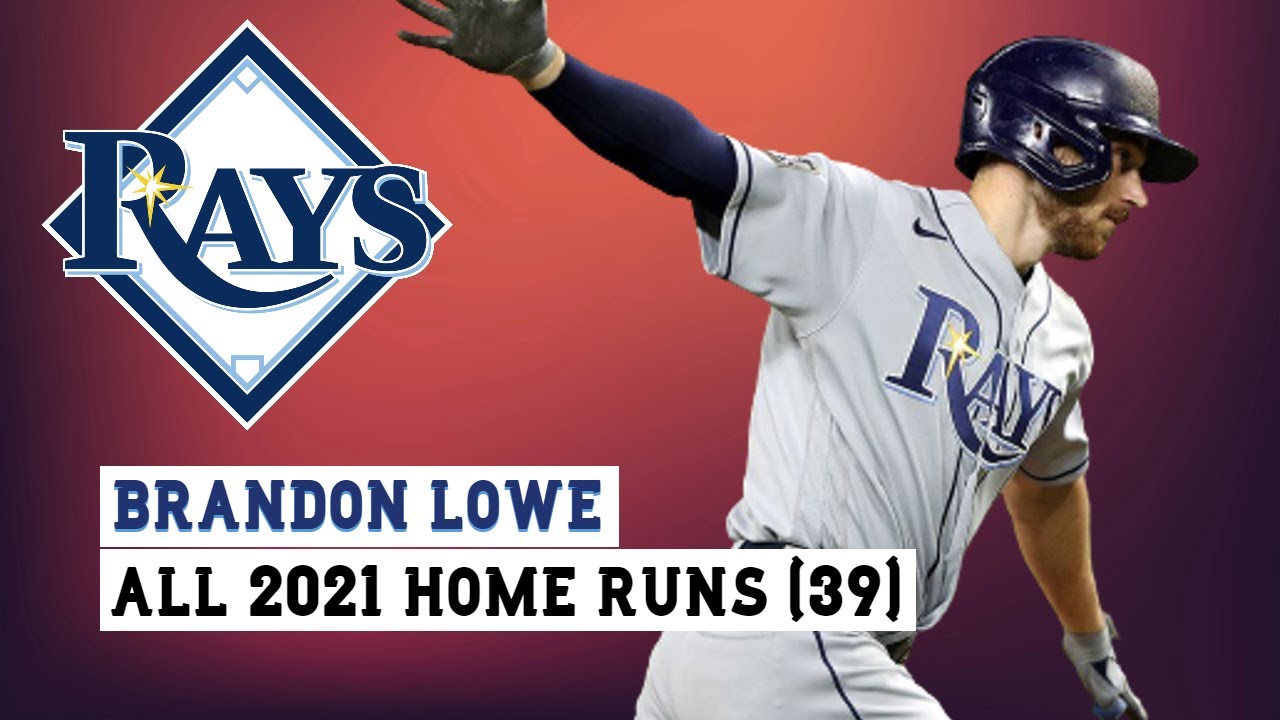 Brandon Lowe (#8) All 39 Home Runs of the 2021 MLB Season