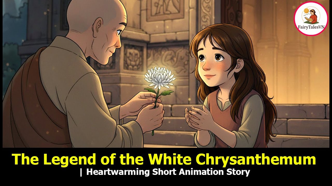 🌼 The Legend of the White Chrysanthemum | Heartwarming Short Animation Story