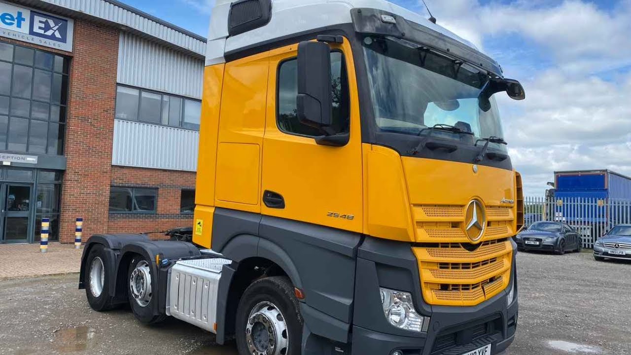 MERCEDES ACTROS 2548 *EURO 6* STREAMSPACE 6X2 TRACTOR UNIT 2019 - HK19 XVF