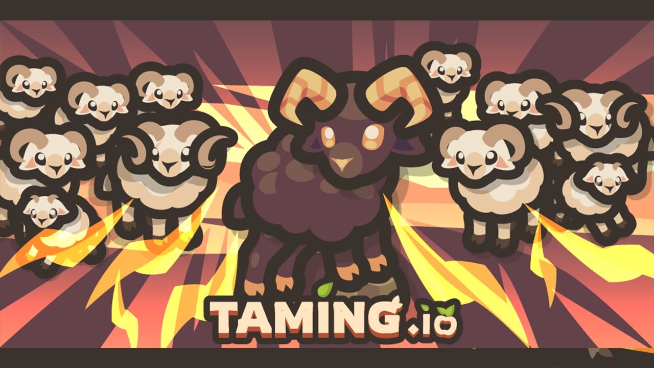 Taming.io Triple Black Sheep So Cool For PVP - 1V3