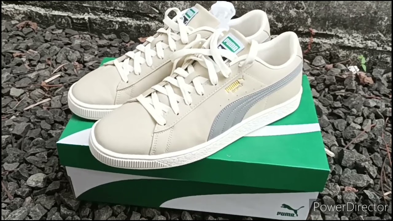 Puma Basket Classic XXI Muted Putty-Stormy-Slate-PUMA Gold