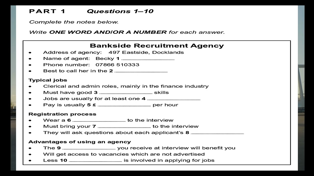 CAM_BRIDGE BOOK 15 LISTENING TEST 1 WITH ANSWER : HD QUALITY