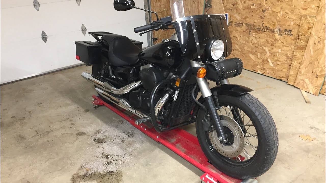 Замена масла Honda Shadow Phantom