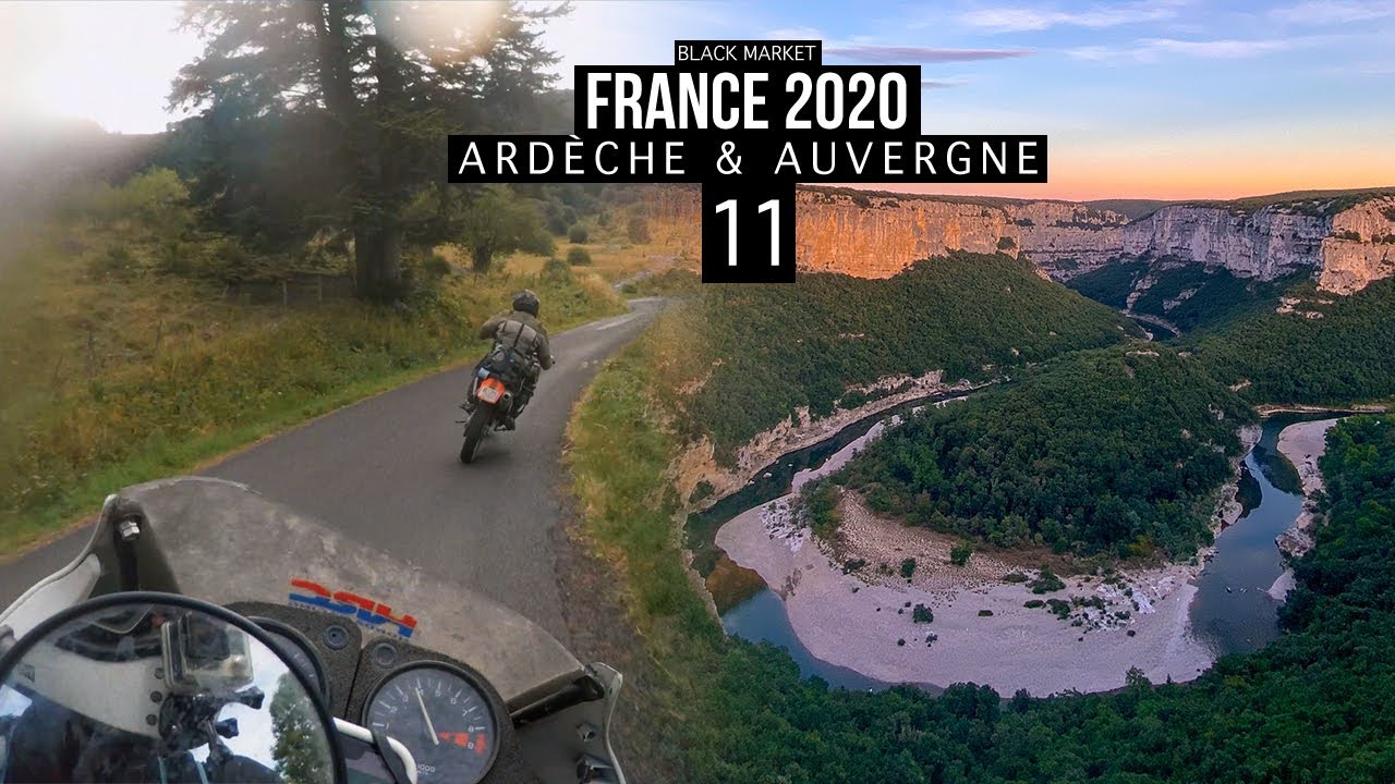 l'Ard&egrave;che & l'Auvergne &agrave; moto + BEST OF | BLKMRKT [ FRANCE 2020 EP:11]