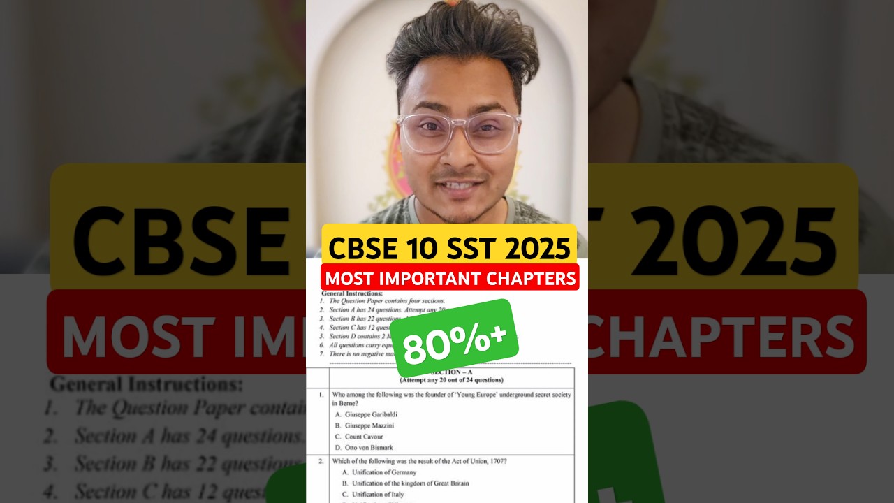 Most Important Chapters | CBSE Class 10 SST 2025 #cbseclass10 #abhisheksir #class10sst