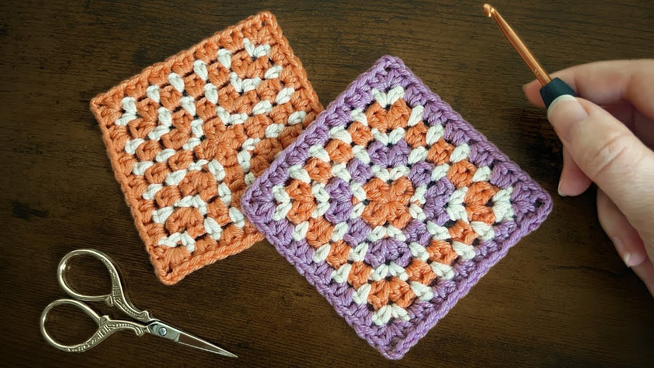 How to Crochet the HDC Block Stitch Square – Easy Tutorial!
