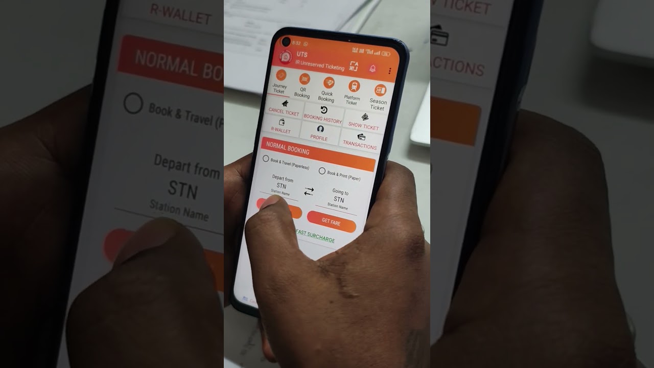 How to book local train tickets from mobile #mts #localtrain #ticket #railwaydepartment
