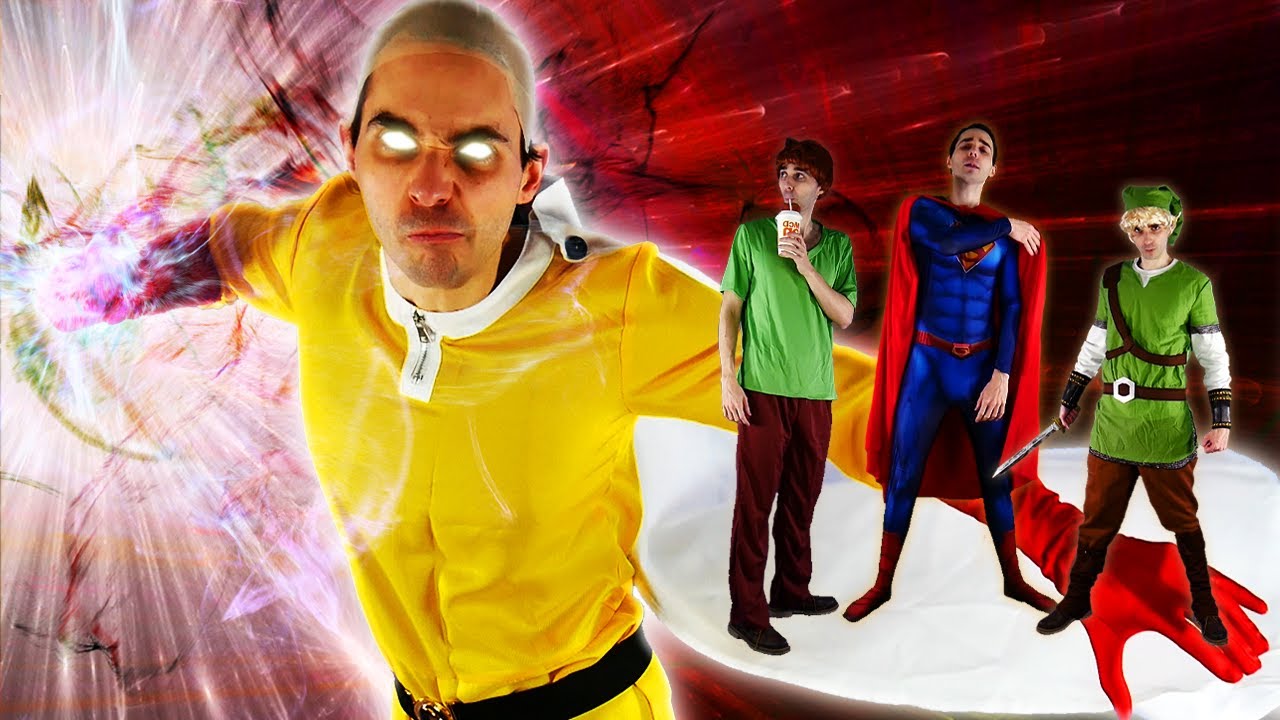 Saitama vs. Superman, Link & Shaggy - Ultimate Battle