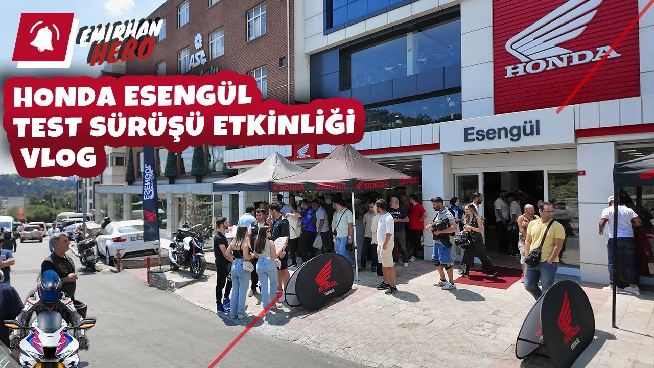 Honda Esengül Test Sürüşü Etkinliği - VLog