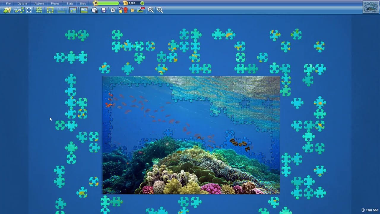 Tropical Coral Reef in 18min59s