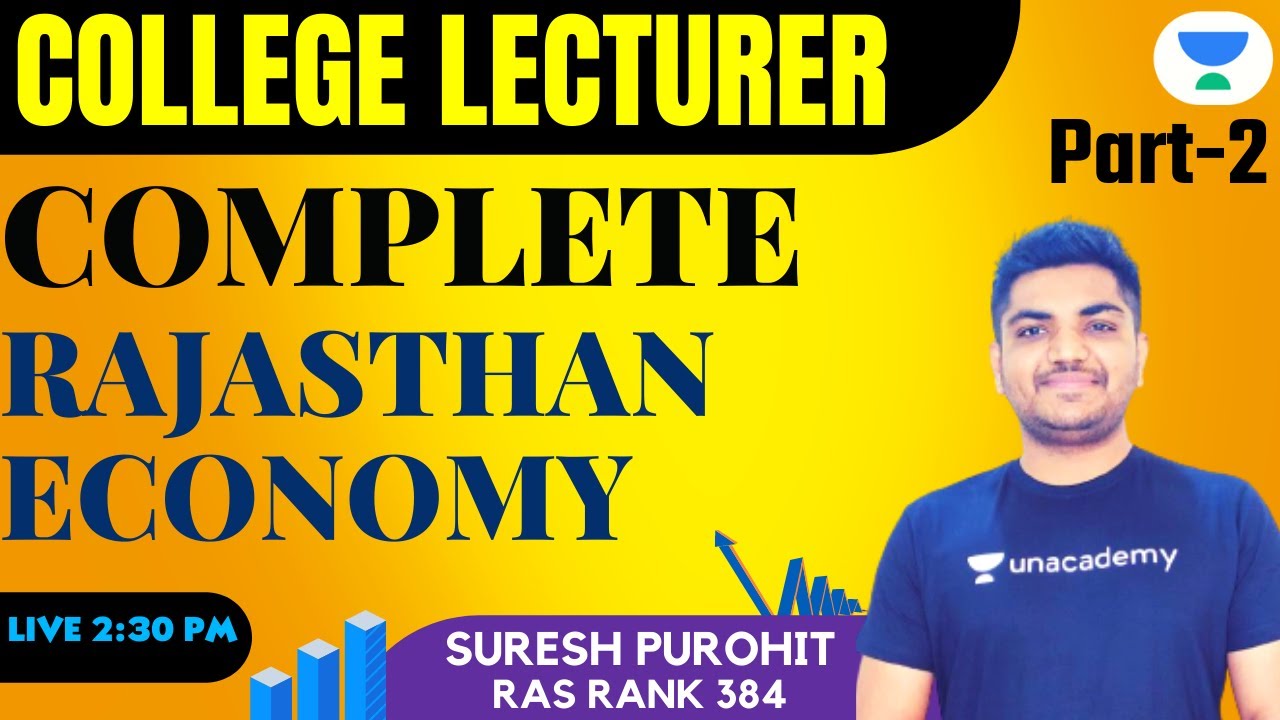 Complete Rajasthan Economy Part 2 | College Lecturer | RAS/RPSC 2021 | Suresh Purohit