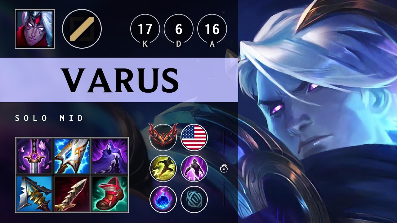 Varus Mid vs Taliyah - NA Grandmaster Patch 25.S1.2