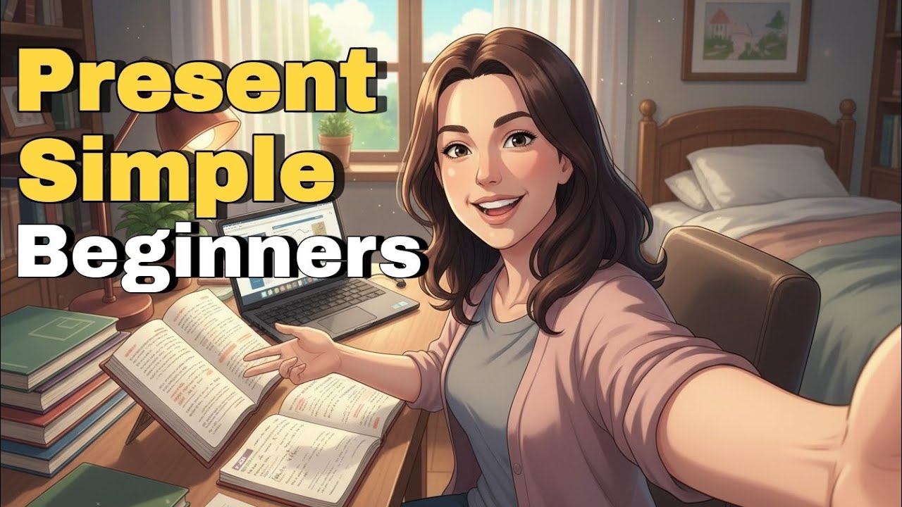 Present Simple Tense for Beginners | Daily English Habits Vlog | Real Life Conversation A1-A2 Level