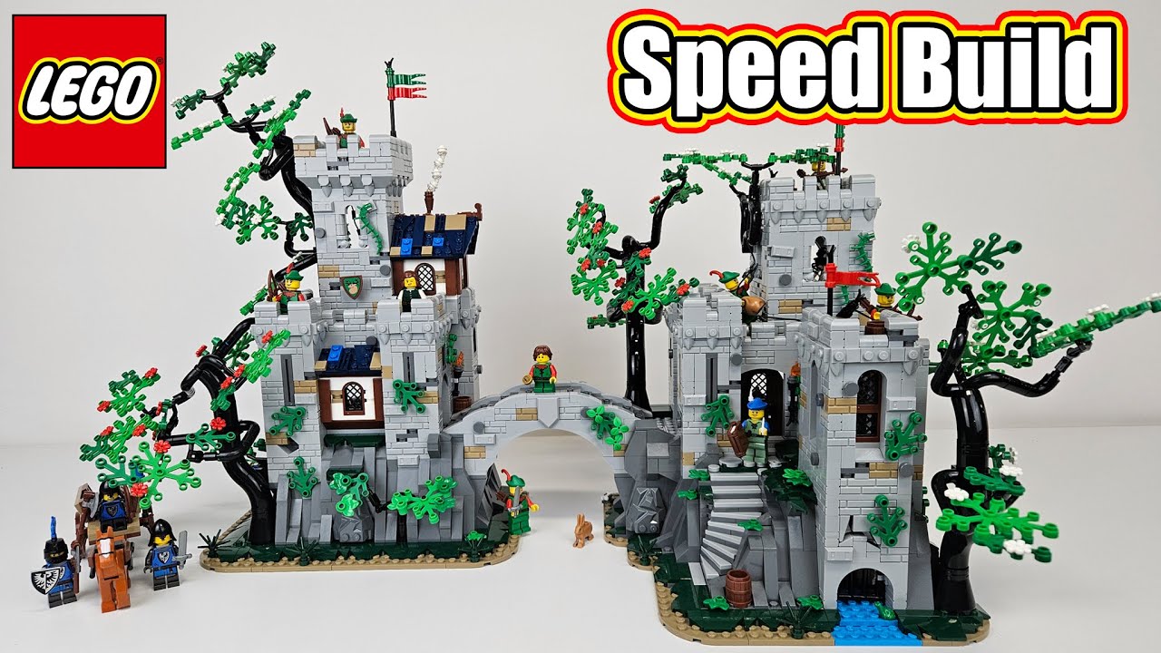Lego Forest Stronghold Speed Build (Set 910043 | BrickLink Designer Program)