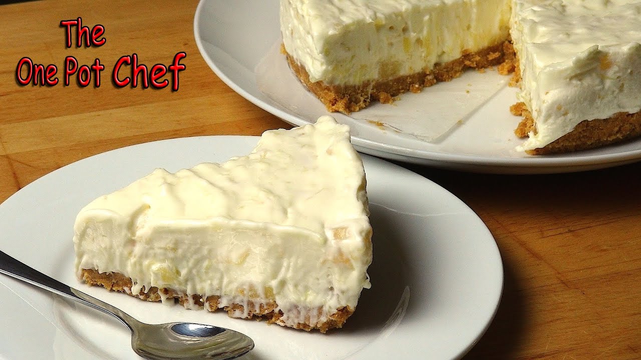 Ананасовый кремовый торт без выпечки | One Pot Chef
