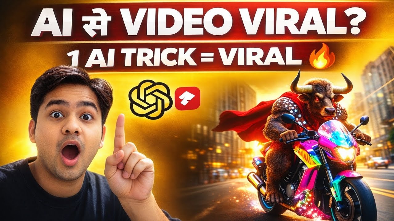 AI से Video Viral? 😱 1 Trick = Million Views! #shorts #ai 