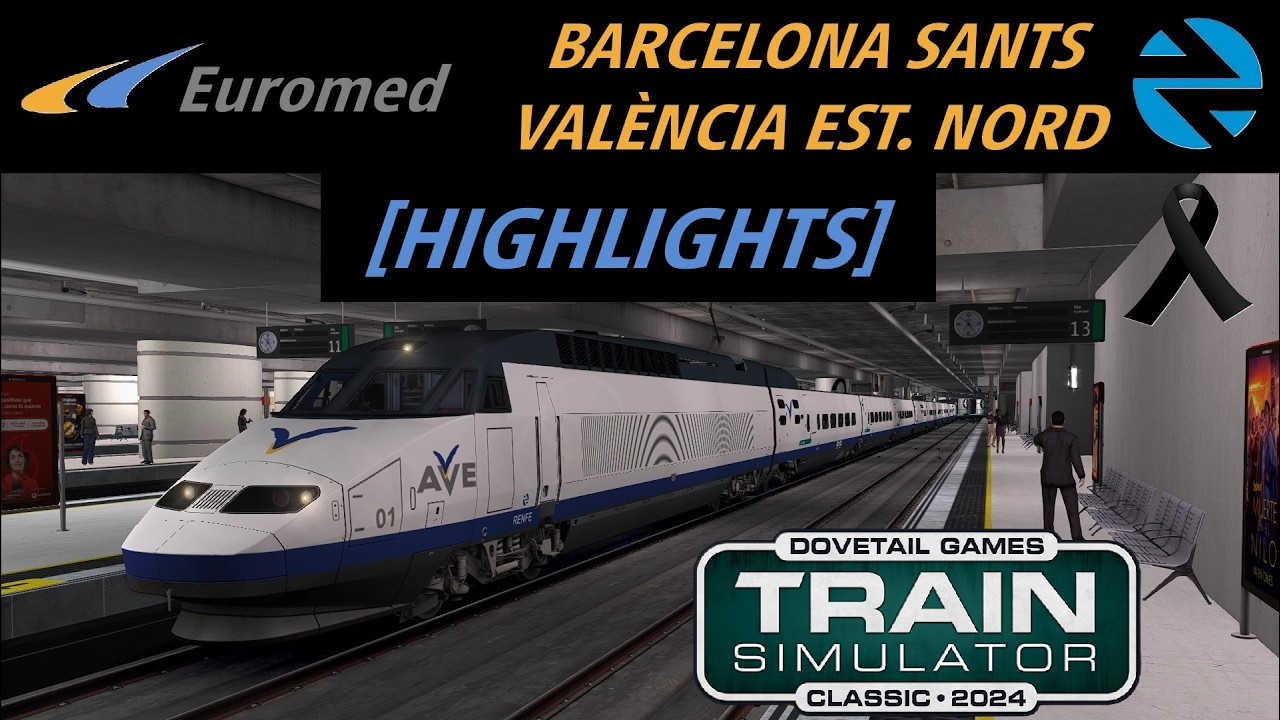 [HIGHLIGHTS] EUROMED RENFE BARCELONA SANTS - VALÈNCIA ESTACIÓ DEL NORD // TS CLASSIC