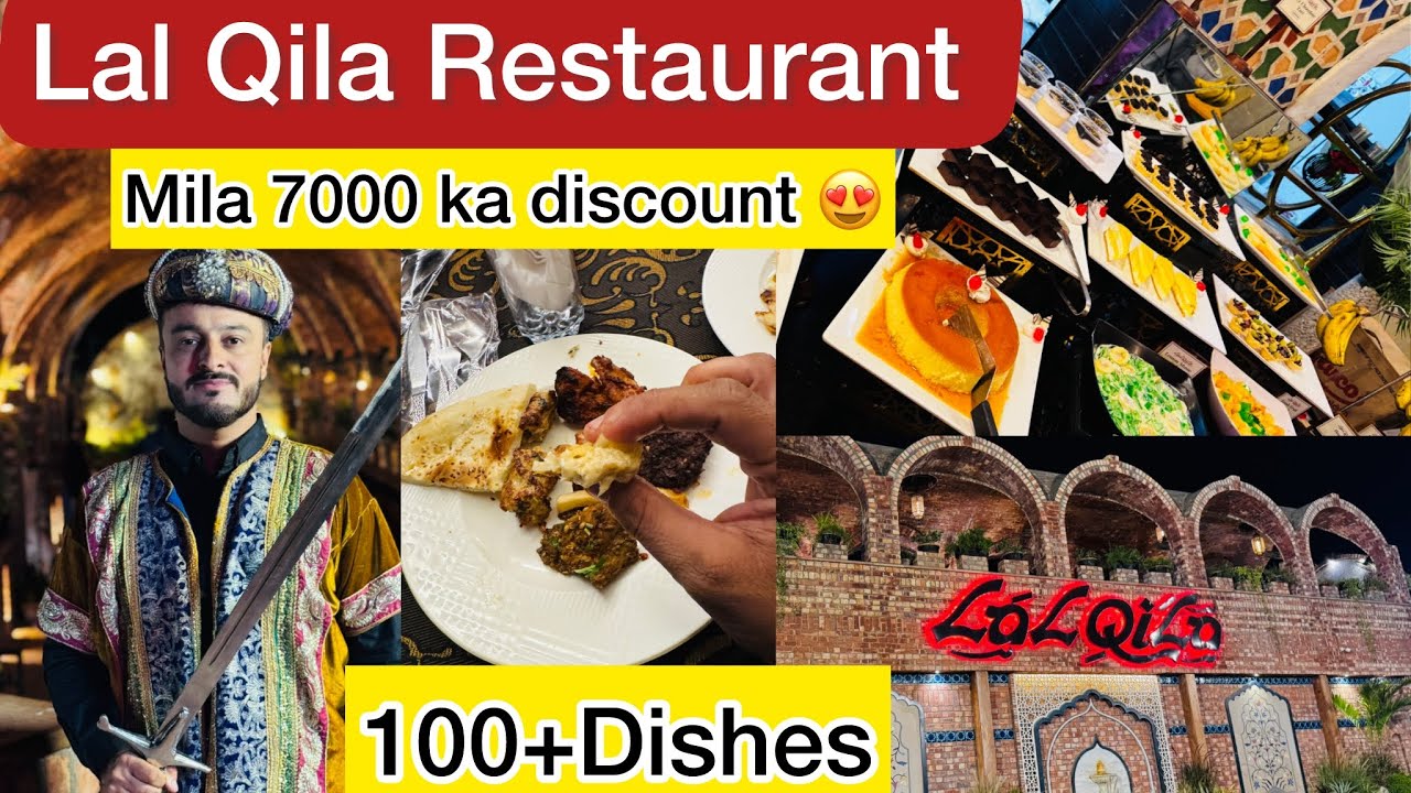 Lal Qila Restaurant | 100+dishes at The Top Buffet Restaurant in Karachi | Lal Qila Buffet Dinner🥰