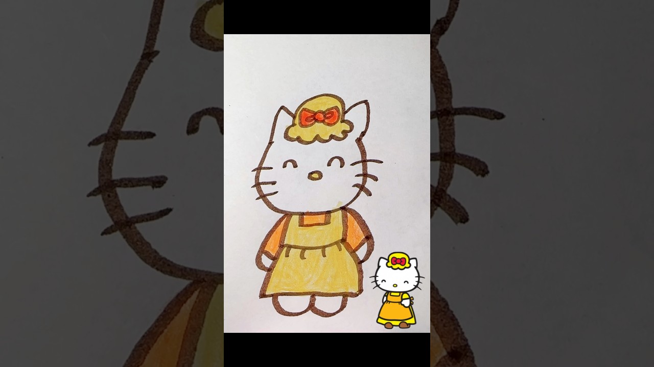 How to draw Hello Kitty’s Mama | Sanrio 