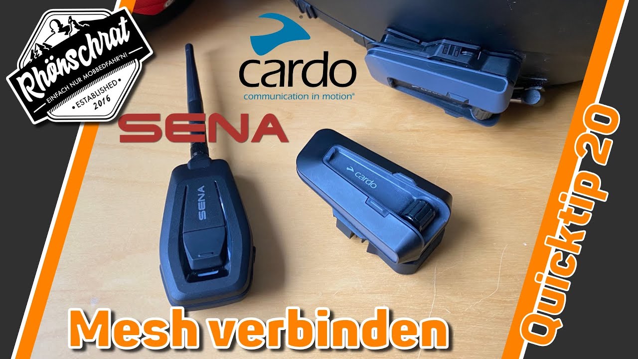 Cardo DMC und Sena Mesh verbinden | Sena +Mesh Adapter | #quicktips | QT20