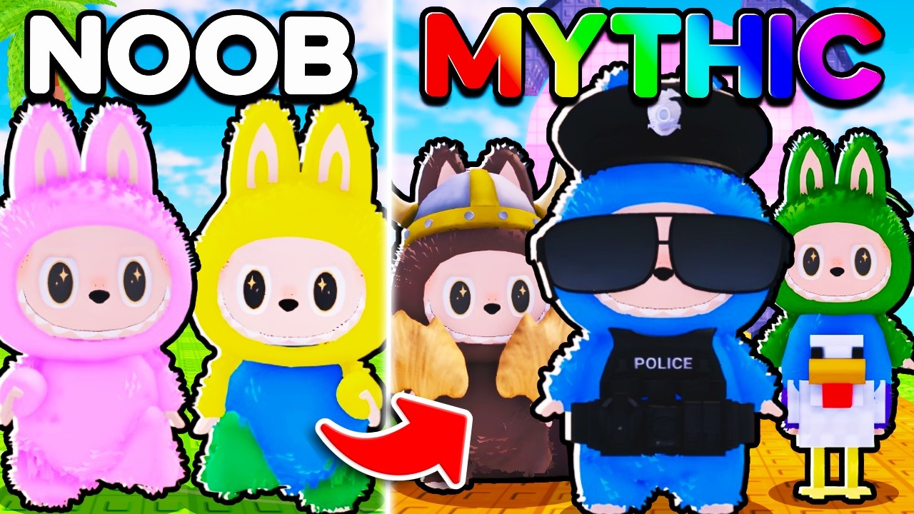 I Stole the RAREST LABUBUS in Roblox Steal a Labubu...