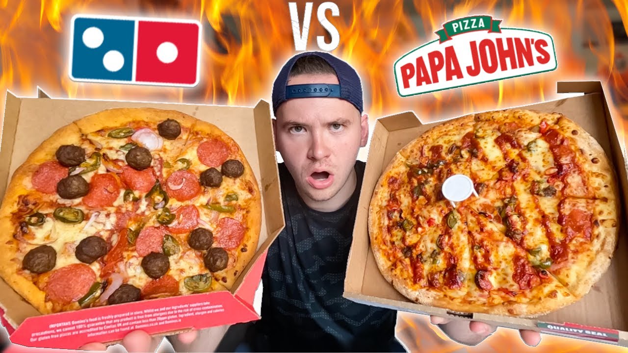 DOMINO'S + PAPA JOHNS released the SAME PIZZA!? | Which one is BETTER? 🍕☀️🥵