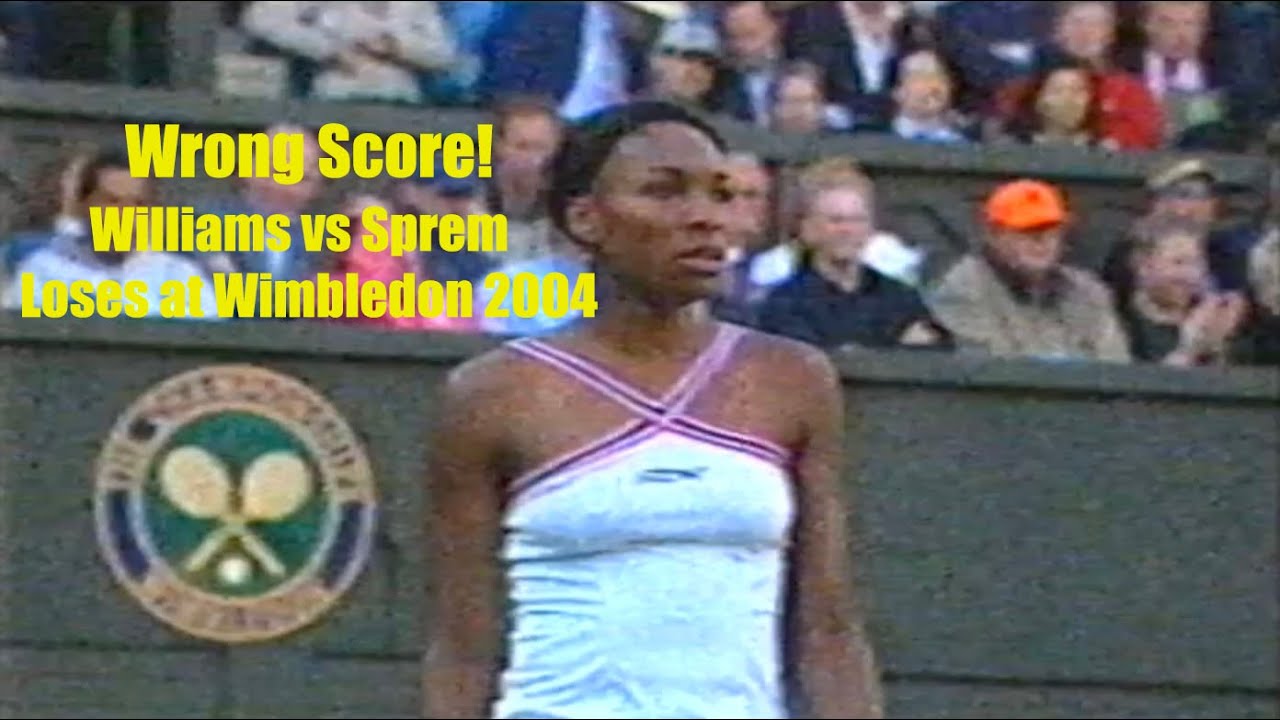 Tennis Umpire gets score wrong - Williams loses!