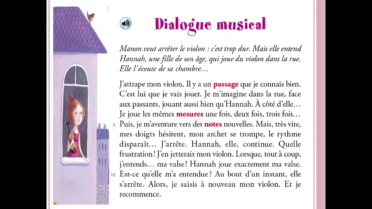 Alouette CE2 : Dialogue musical