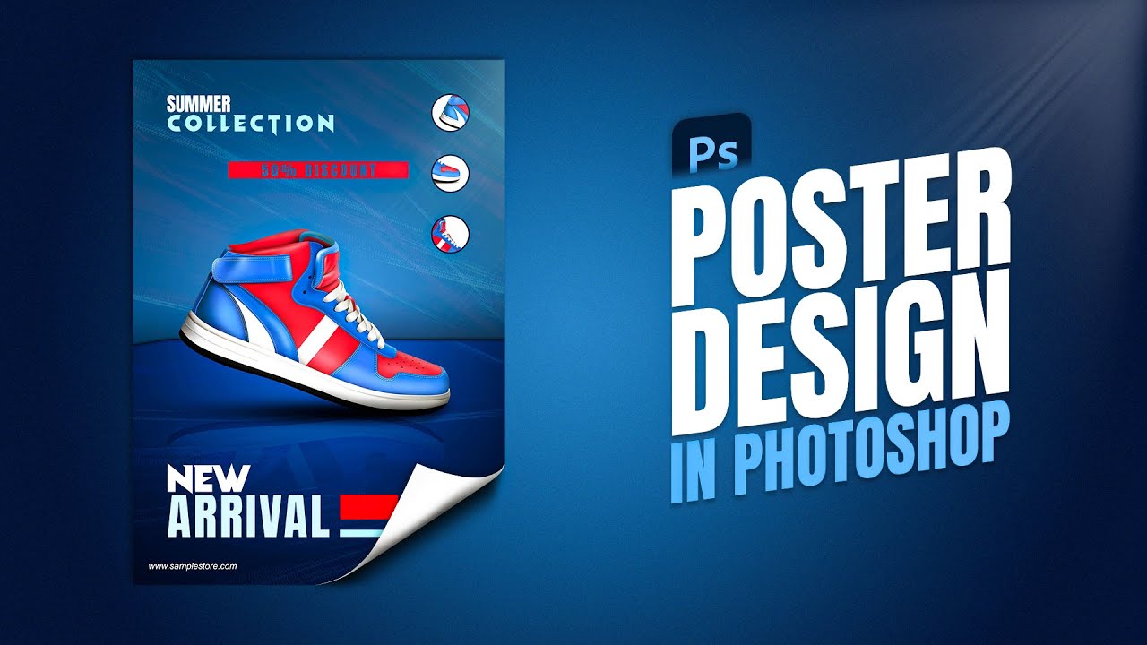 Poster Design in Photoshop for Beginners! I Eye catchy poster design in adobe photoshop