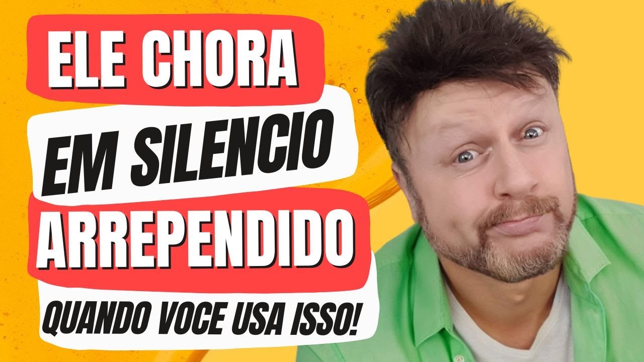 ELE CHORA EM SILENCIO ARREPENDIDOQUANDO VOCE USA ISSO!