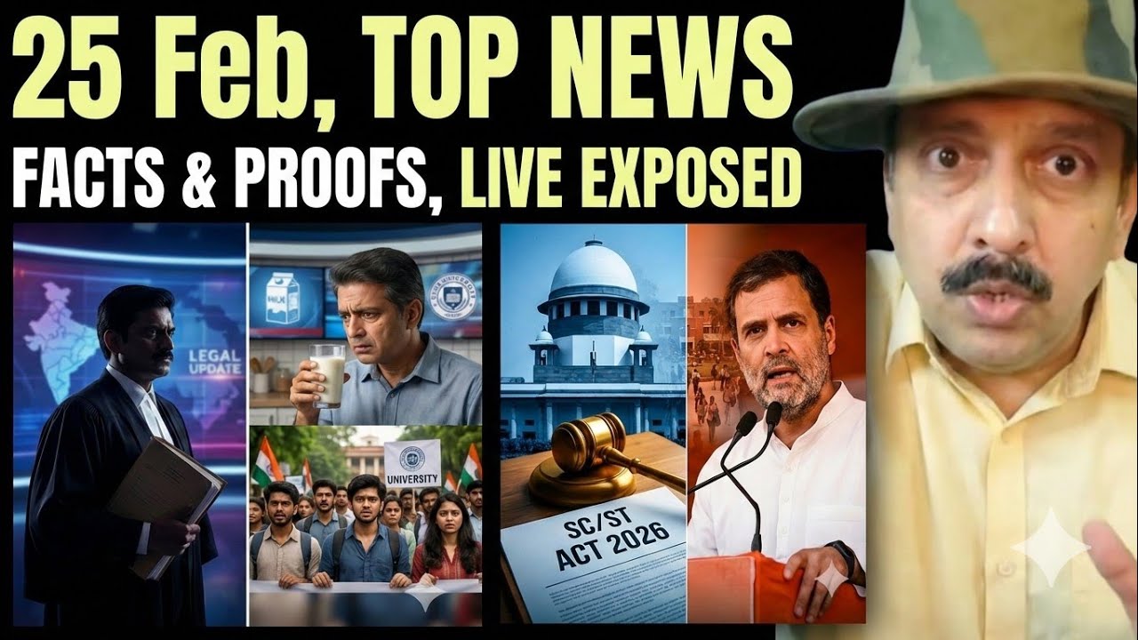 Food & Health । Rules । UGC । Dalits । Periyar ❤️ । SC ST Act का आतंक । Rahul । संस्कार