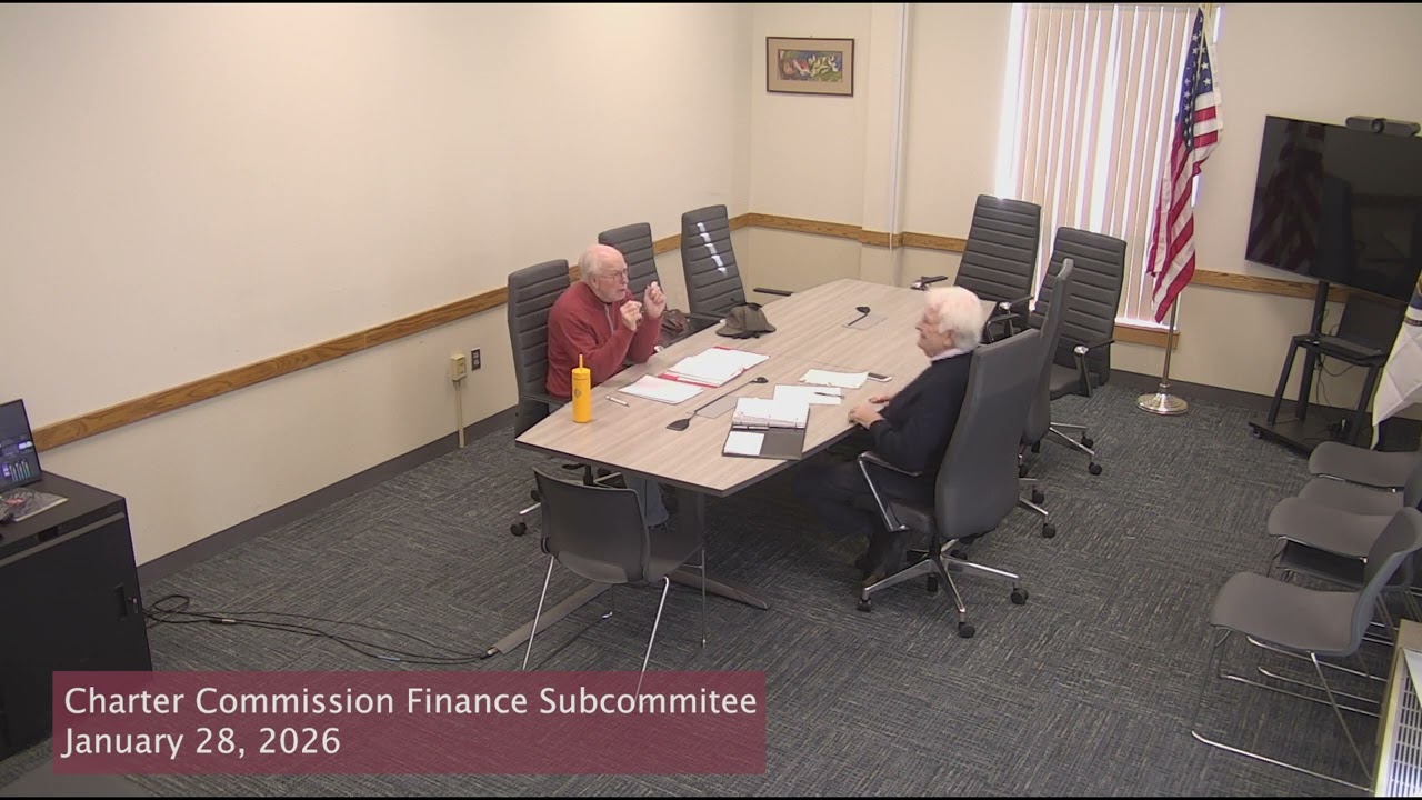 Charter Commission Finance Subcommittee Meeting January 28, 2026