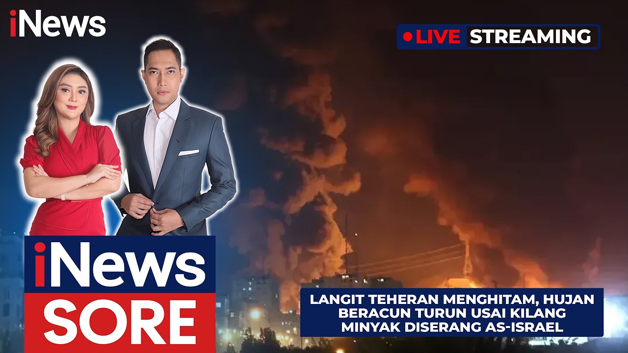 🔴LIVE | Langit Teheran Menghitam, Hujan Beracun Turun Usai Kilang Diserang AS-Israel  | iSore  9/3
