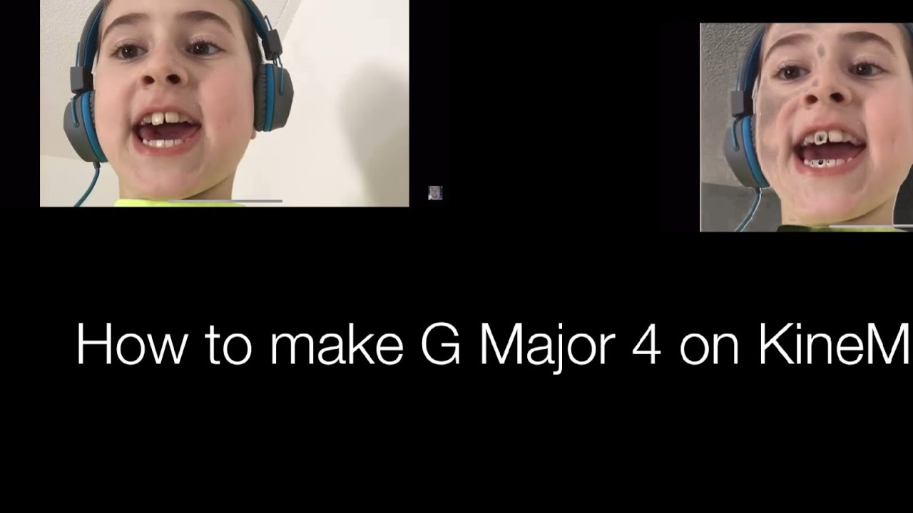 How to make G Major 4 on KineMaster 5￼￼