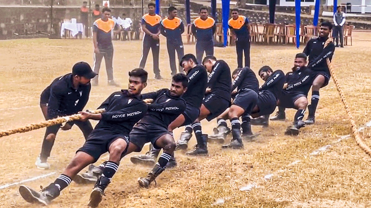 Commando Tug of War 🔥💪 | inter unit Match at  Ganemulla Commando Camp