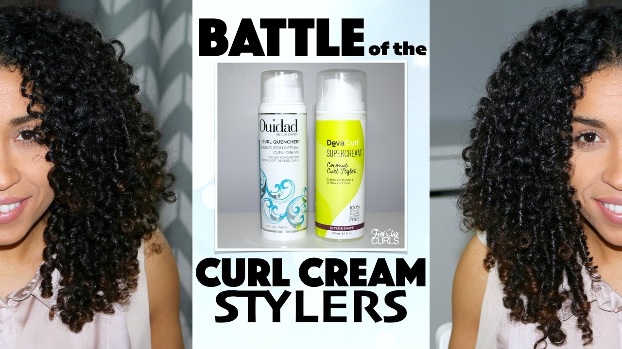 DevaCurl SuperCream vs. Ouidad Curl Quencher | Battle of the Curly Hair Cream Stylers