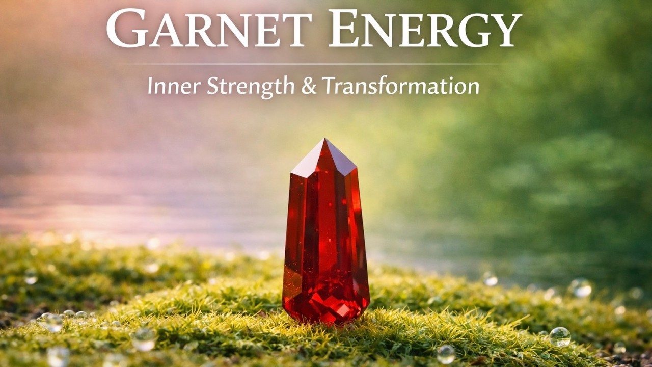 Crystalmeditation I Inner strength & transformation I Garnet Energy
