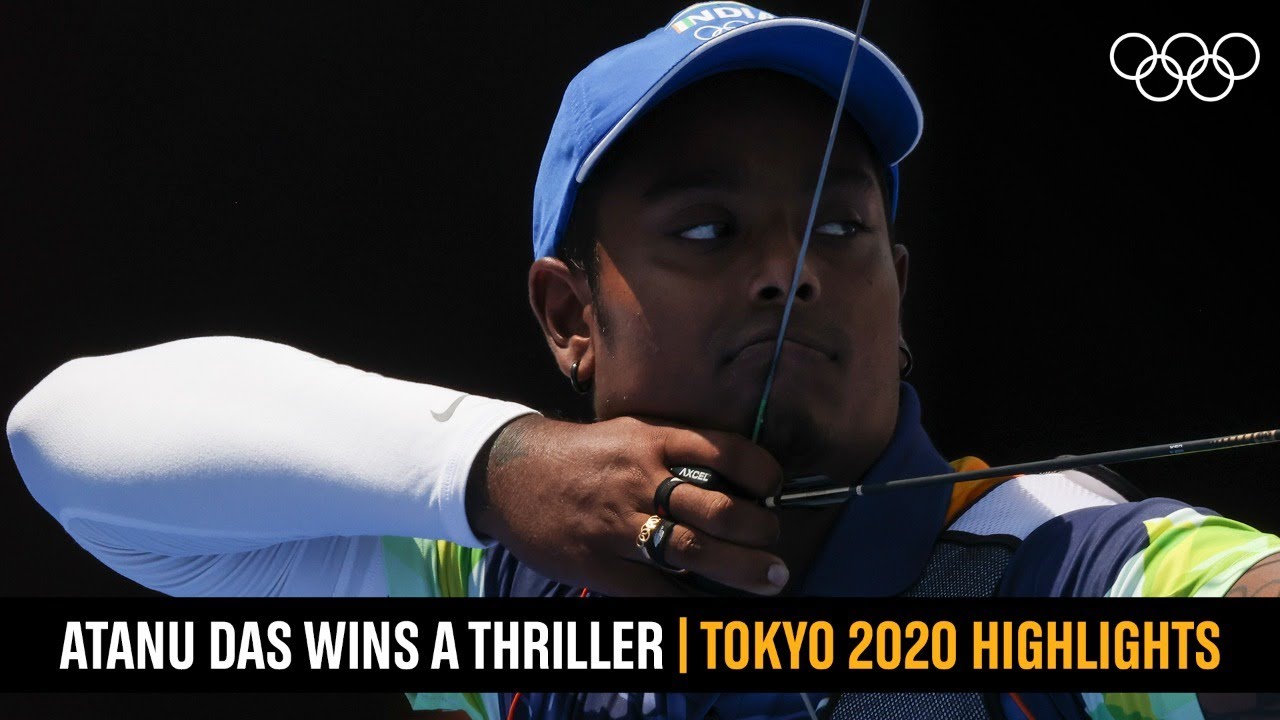 Atanu wins 6-5 thriller against Oh Jinhyek 🏹  | Archery 