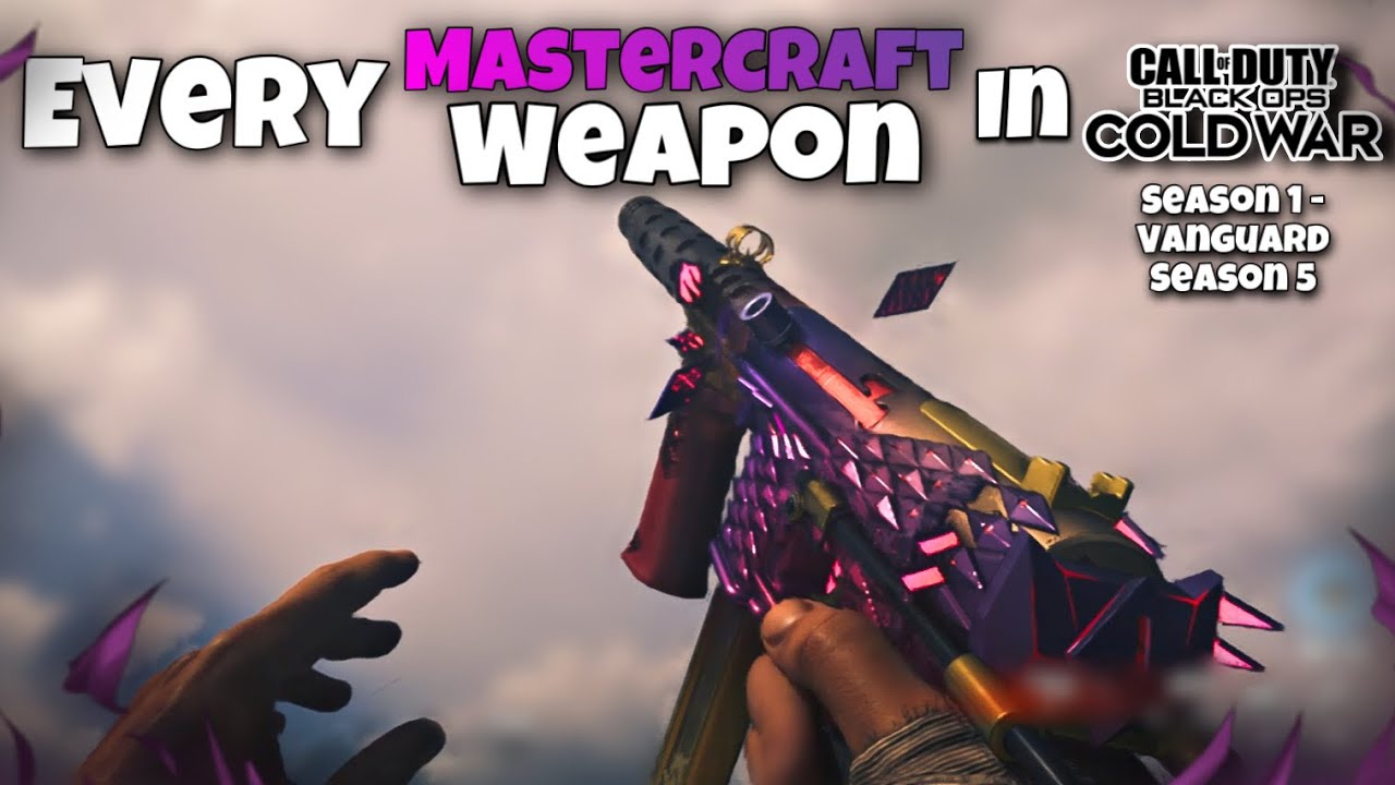 Every Mastercraft Weapon Inspection - Cold War/Warzone (Season 1 - Vanguard Season 5)