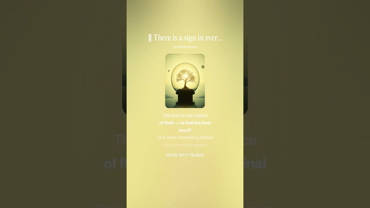 🎵 There is a sign in everything