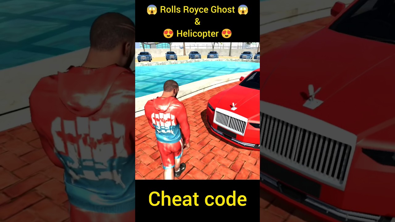 Rolls Royce Car Cheat Codes In Indian Bike Driving 3d #shorts