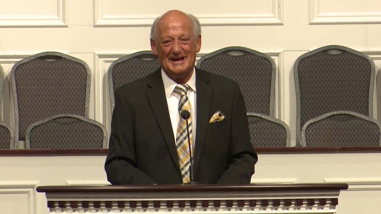 Dr. Jack Trieber preaching 