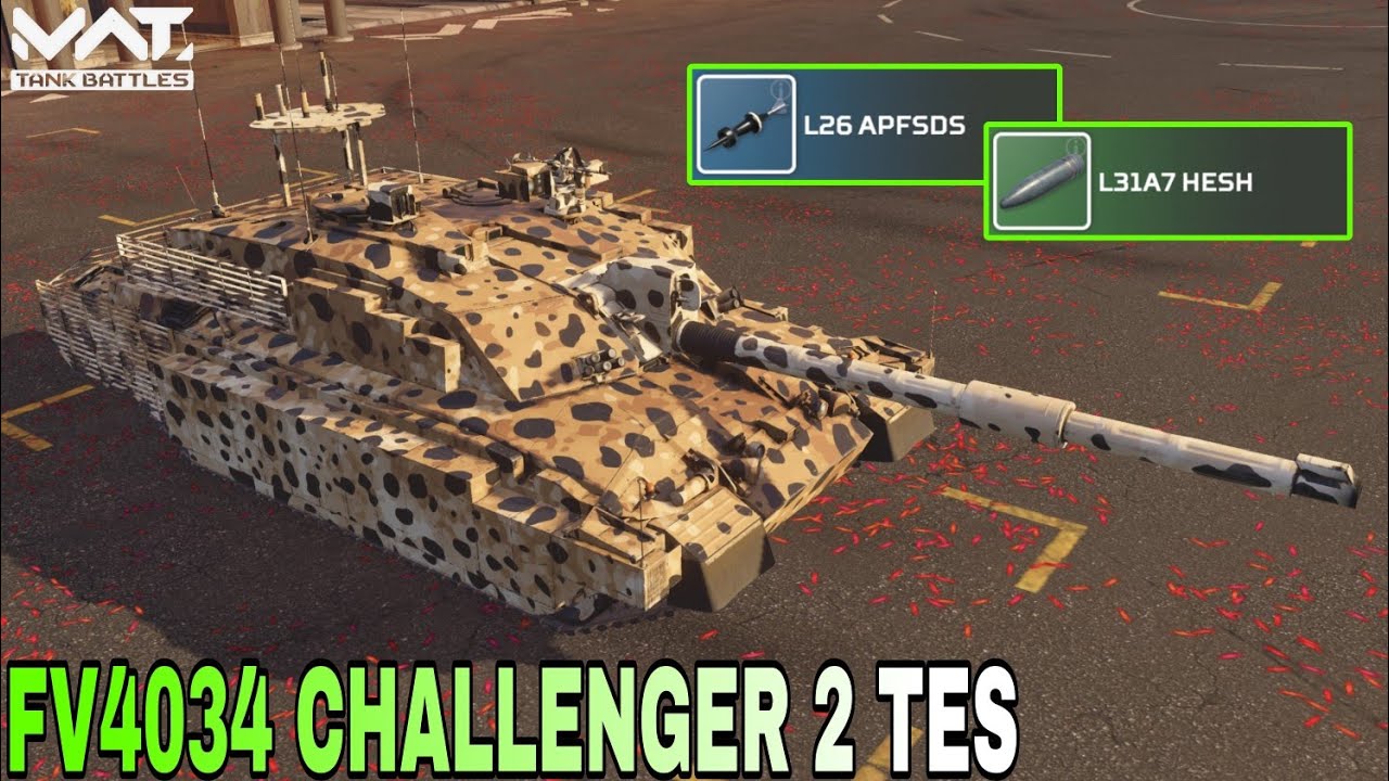 FV4034 CHALLENGER 2 TES Health Monster 💀 MWT : TANK BATTLES